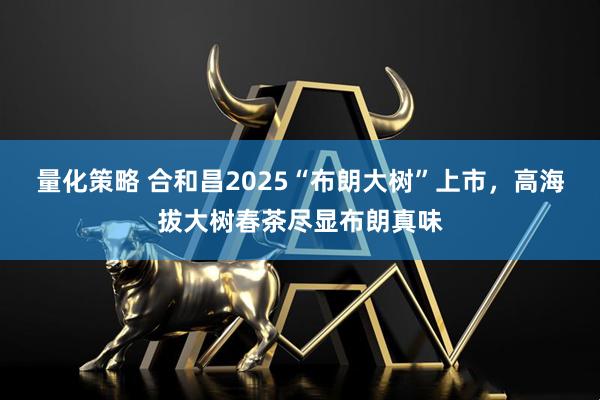 量化策略 合和昌2025“布朗大树”上市，高海拔大树春茶尽显布朗真味